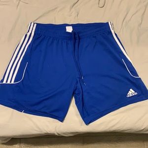 Royal Blue Adidas Climalite shorts